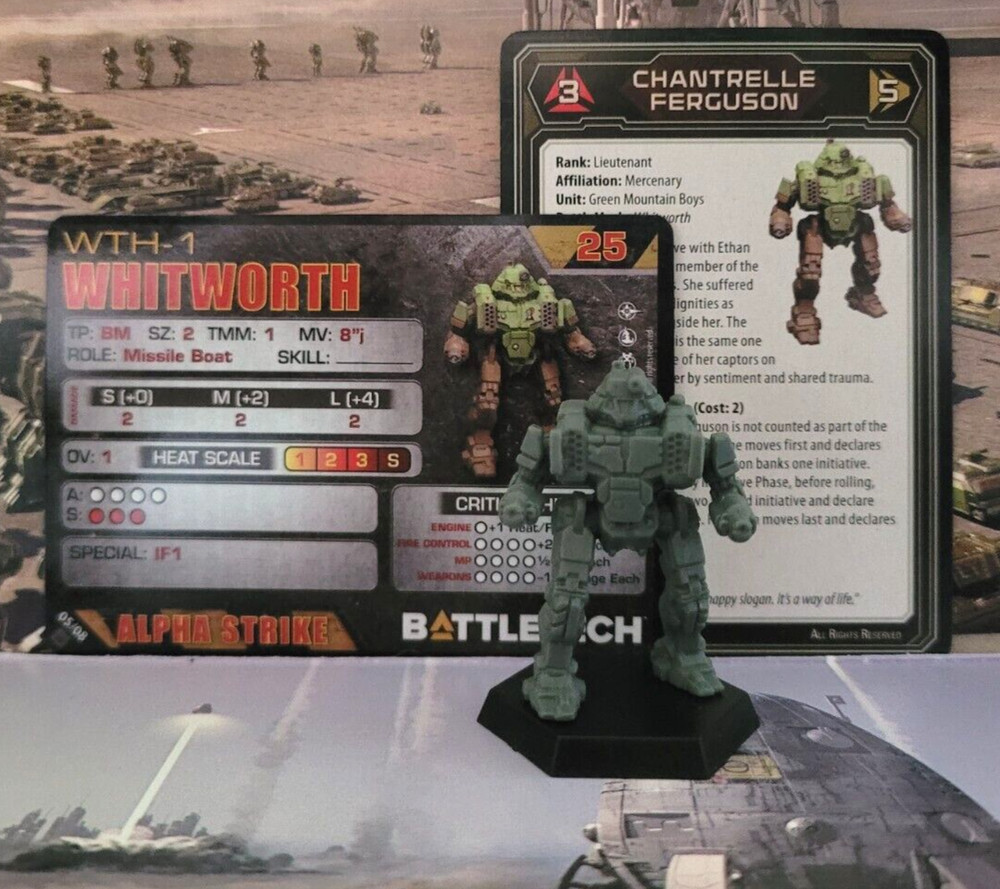 Battletech Whitworth Mech Security Lance Inner Sphere