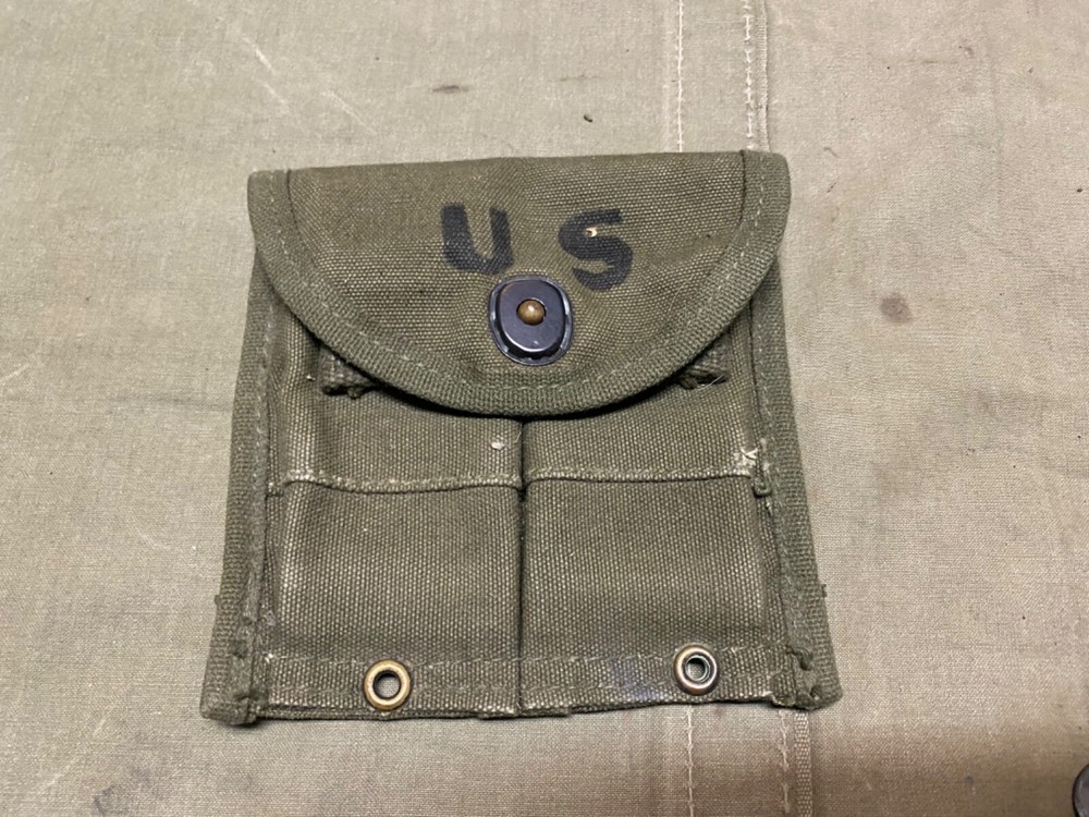 ORIGINAL POST WWII US ARMY M1 CARBINE RIFLE BELT AMMO POUCH