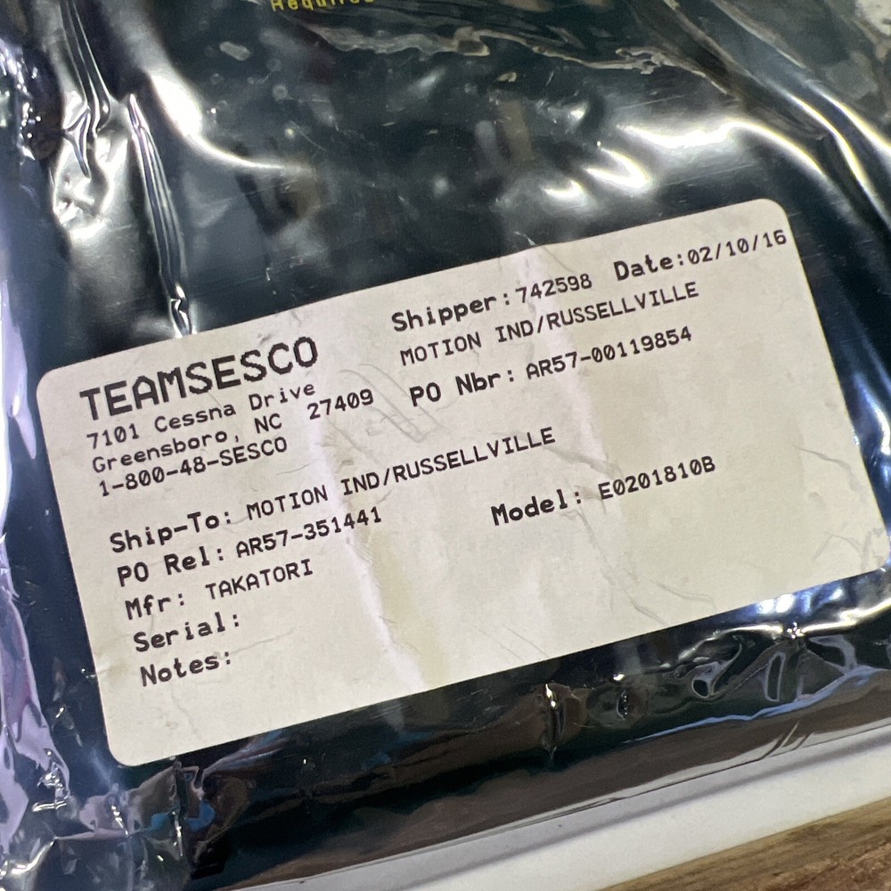 Takatori Circuit Board Pulse Controller E0201810B Sealed Bag