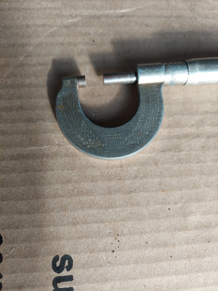 VINTAGE 0-1" STAR TOOLS MICROMETER, USA