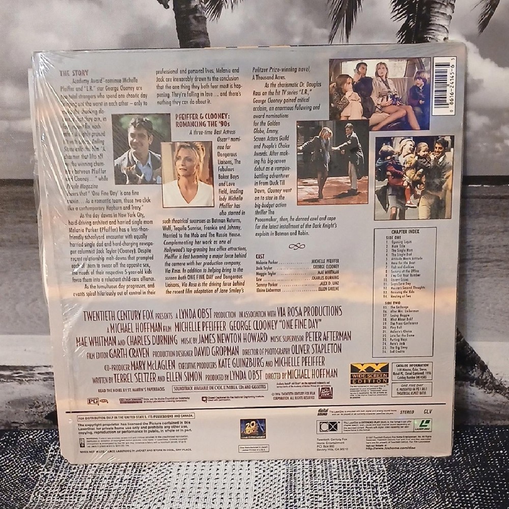 One Fine Day Widescreen Edition LaserDisc