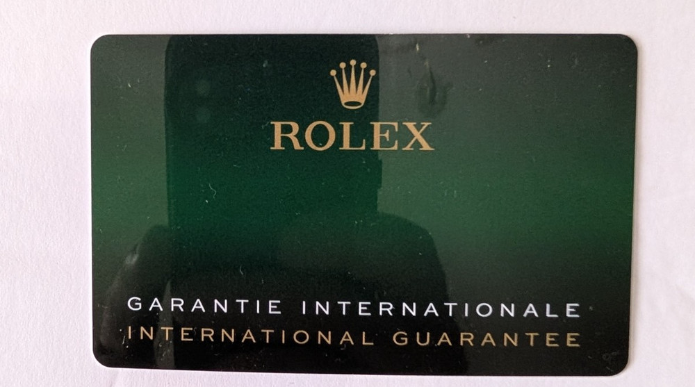 Rolex Papers and Tag