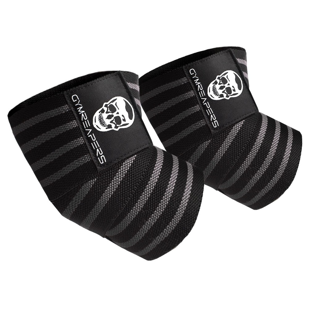 Weightlifting Elbow Wraps (1 Pair) - Flexible 40'' Elbow Compression Strap & ...