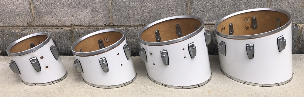 Ludwig Classic Maple Quad Marching Drum Set Vintage