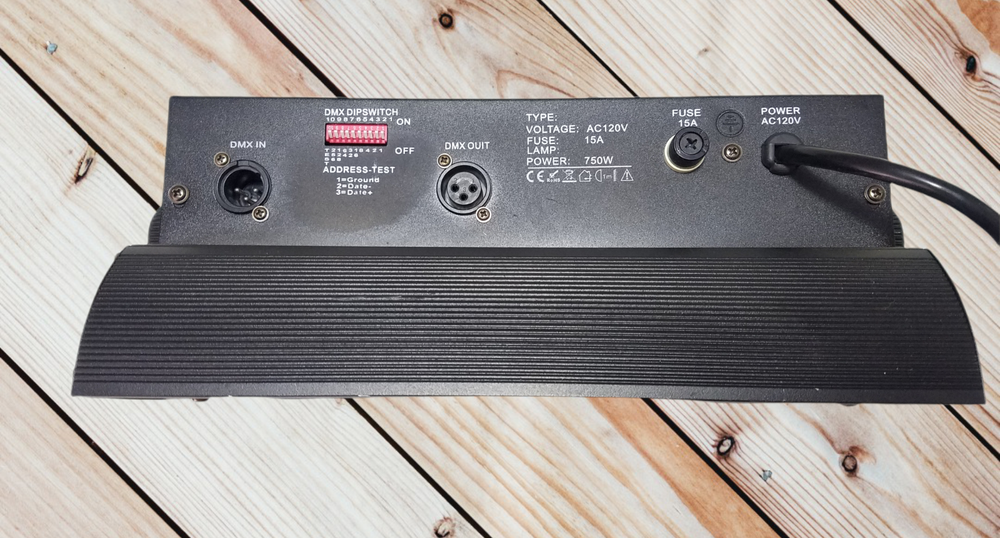 DMX Lighting Unit For Stages Adding Extra Lights Glass Face