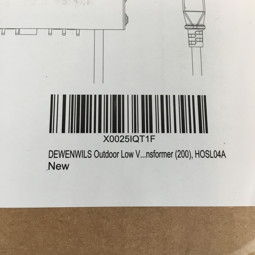 Dewenwils HOSL04A Black Low Voltage Countdown Timer 200Watt Transformer