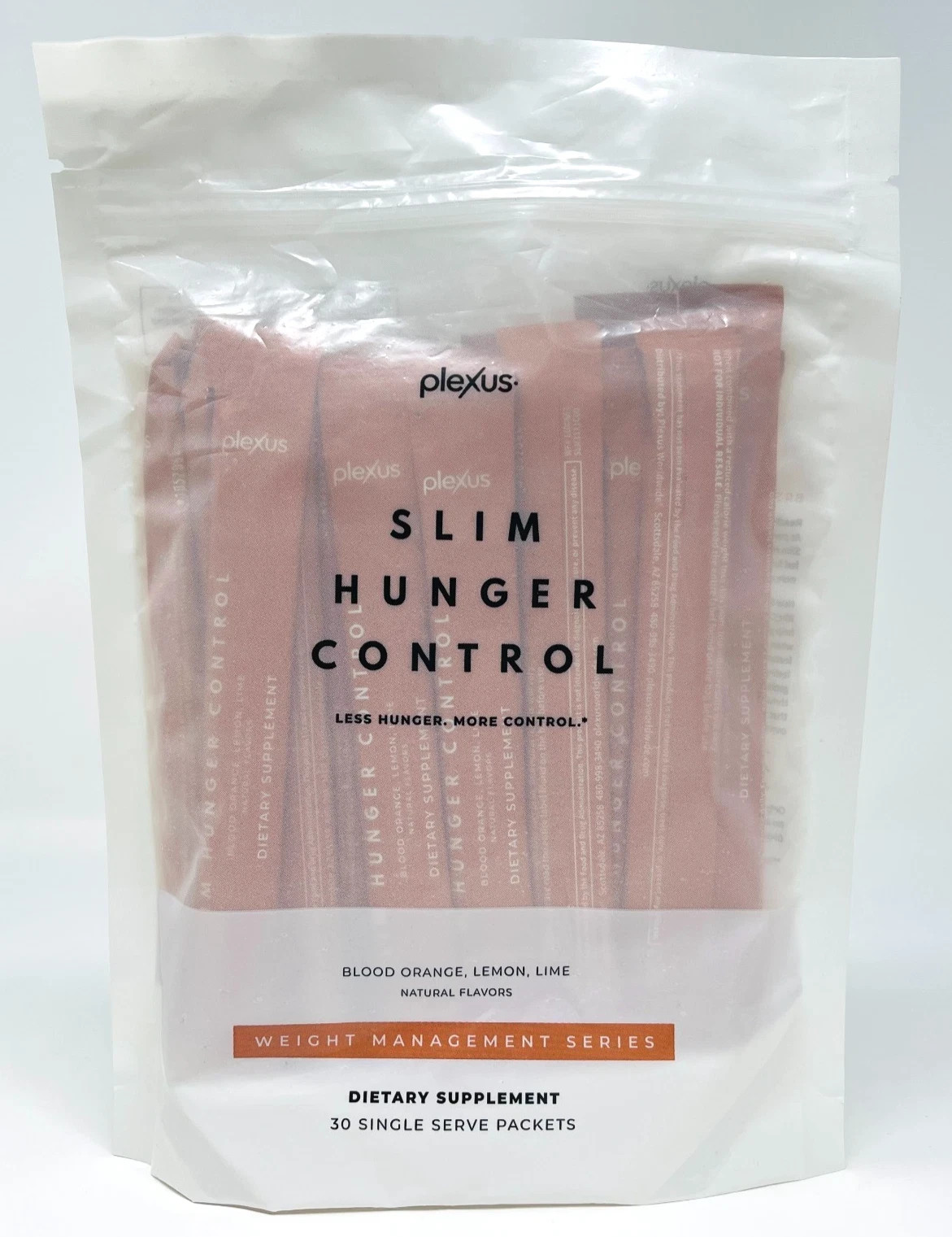 Plexus Slim Hunger Control 30 Single Serving Packets Blood Orange | EXP 6/2027