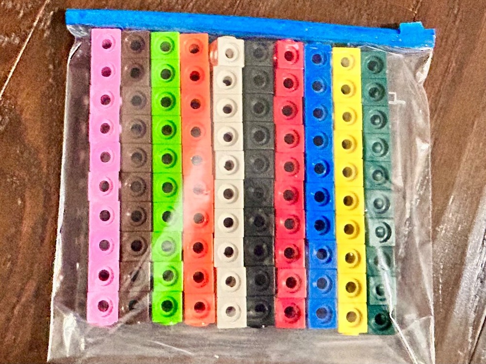 200 Learning Resources Mathlink Cubes Snap, Educational Counting, manipulatives