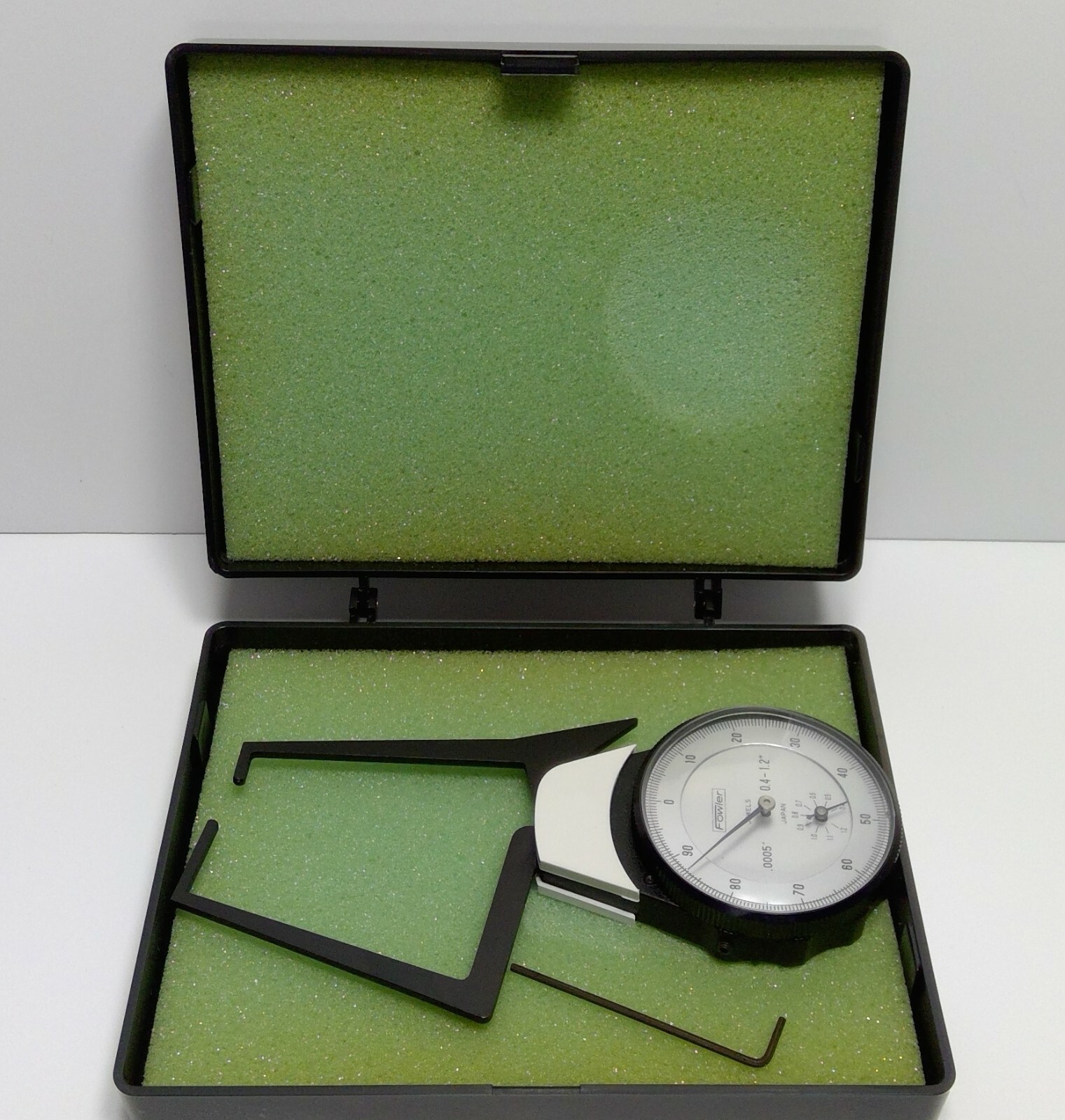 Fowler .4-1.2" Deluxe External Dial Caliper Gage 52-554-202