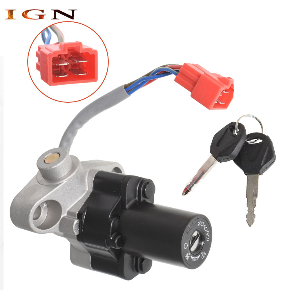 Ignition Switch & Keys For Yamaha XVS650 V-Star Midnight Custom 2005-2010