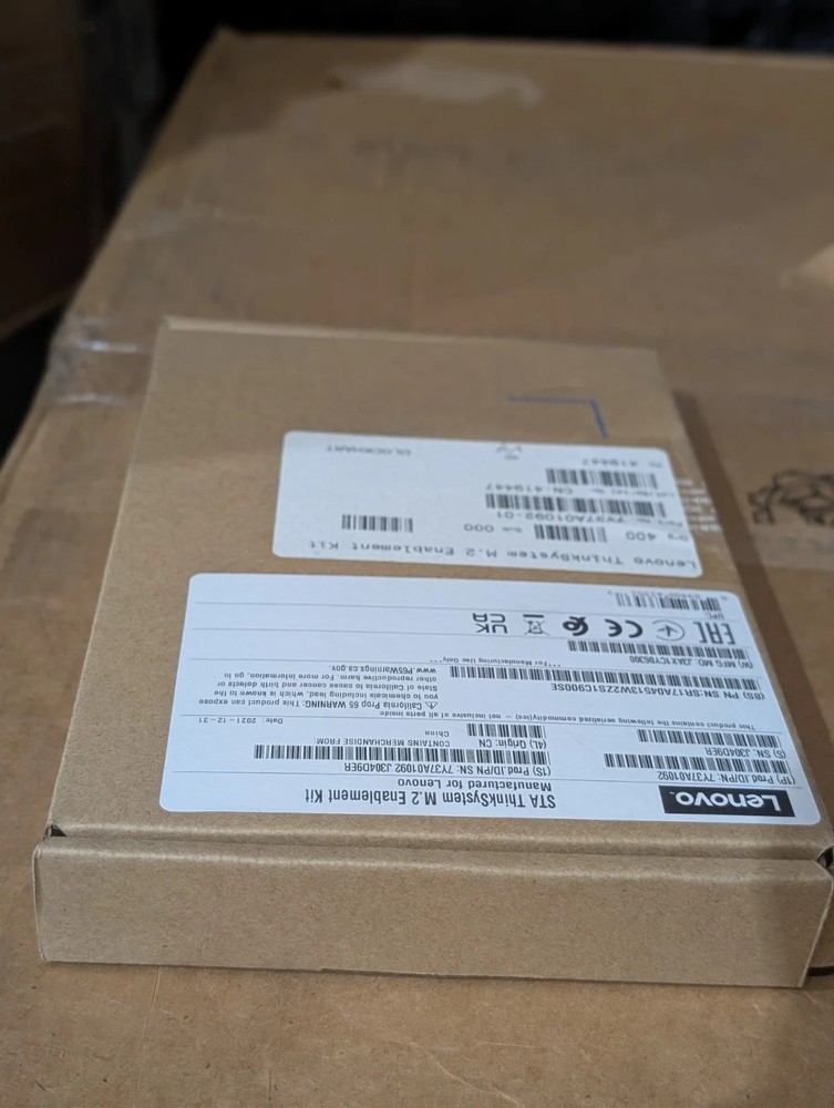 7Y37A01092 THINKSYSTEM M.2 ENABLEMENT KIT SINGLE M.2 ADAPTER BACKPLANE 01KN511
