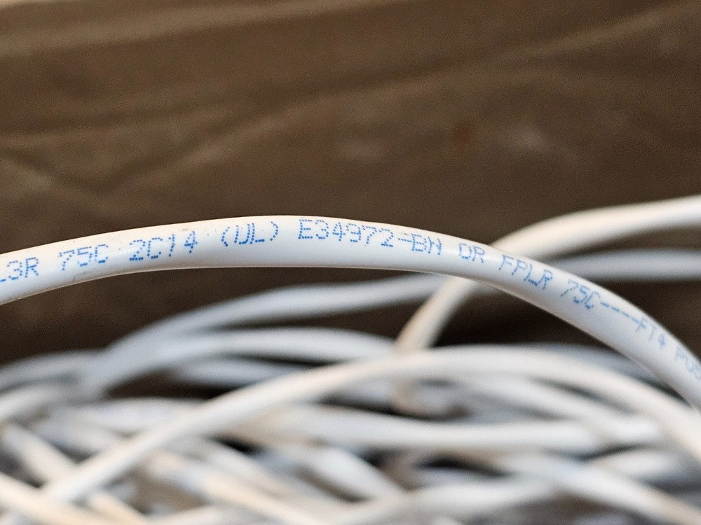1000FT Belden Wire 5100UE 14/2C Speaker/Audio/Communication Cable Riser CL3R