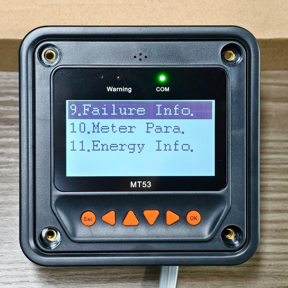MT53 Remote Meter Compatible With The IT/ET-NC G3 Solar Controller LCD Display