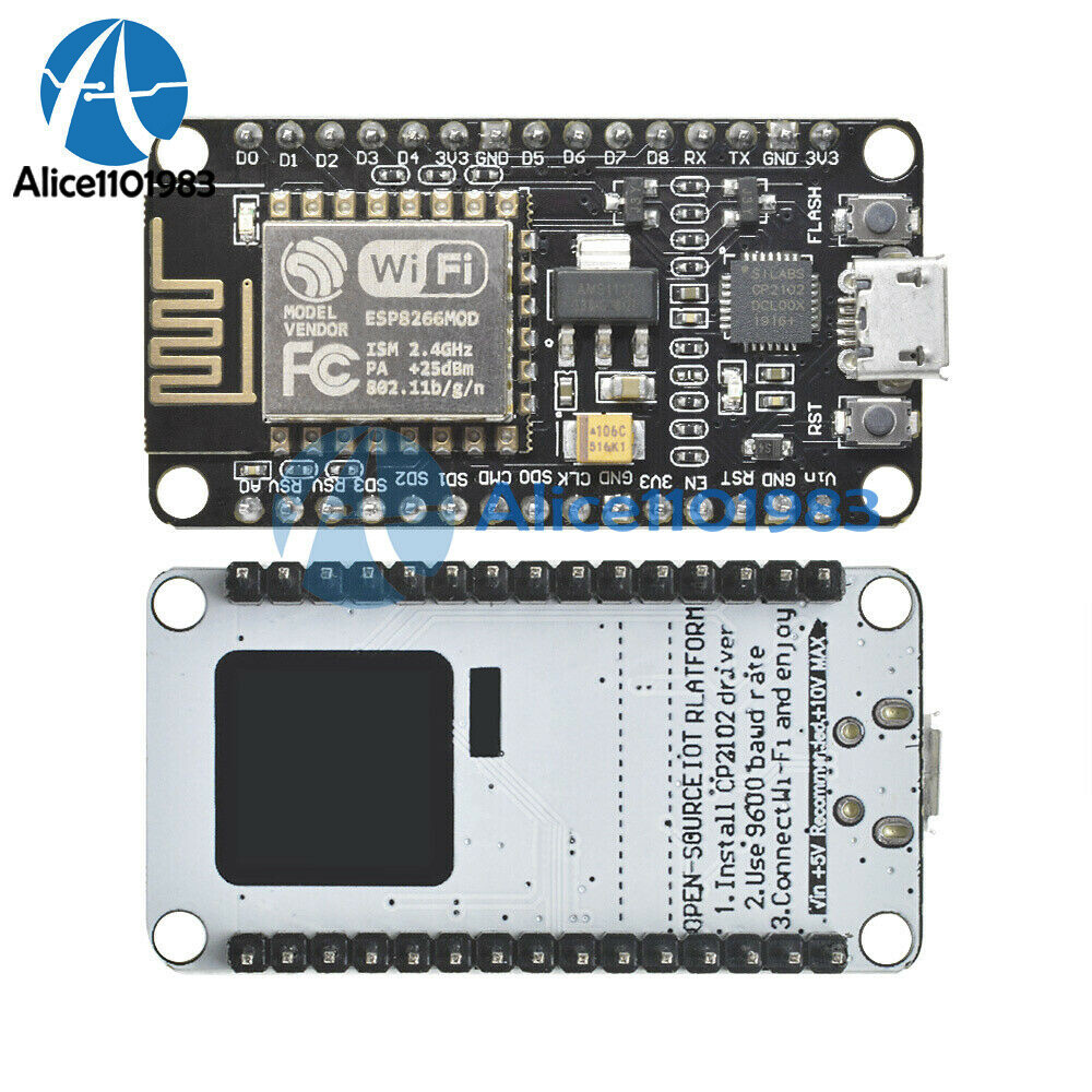 NodeMcu Lua WIFI Internet Things Development Board ESP8266 CP2102 for Arduino