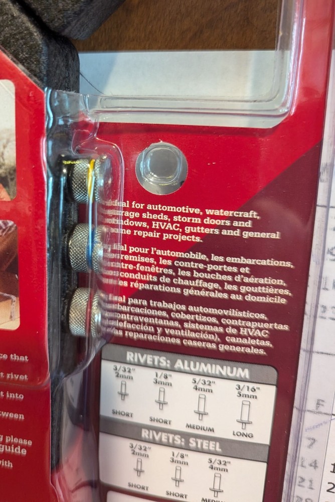 arrow swivel riveter 360 degree head 4 rivet heads