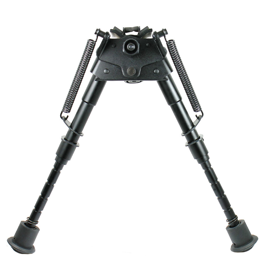 6" to 9" Adjustable Spring Return Swivel / Rotating Bipod with Rail Adapter