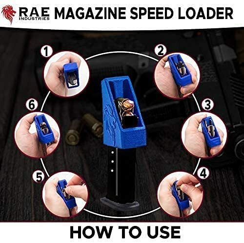 RAEIND Magazine Quick Speed Loader For Smith & Wesson 5900 Series Made In USA