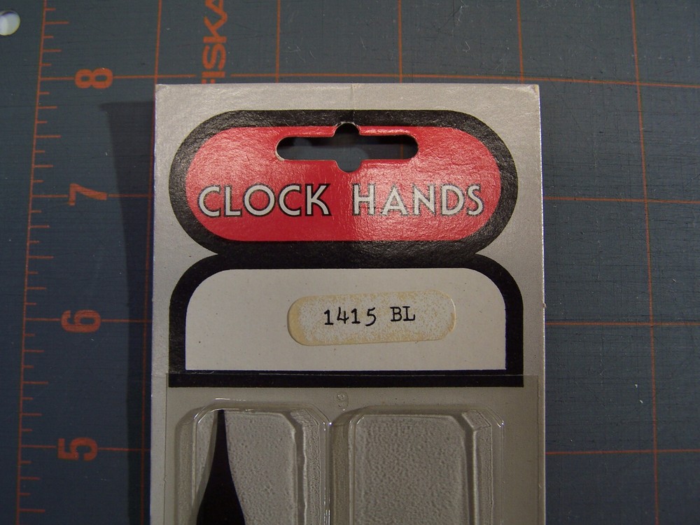 Vintage Primex Black Clock Hands Part # 1415 BL NOS