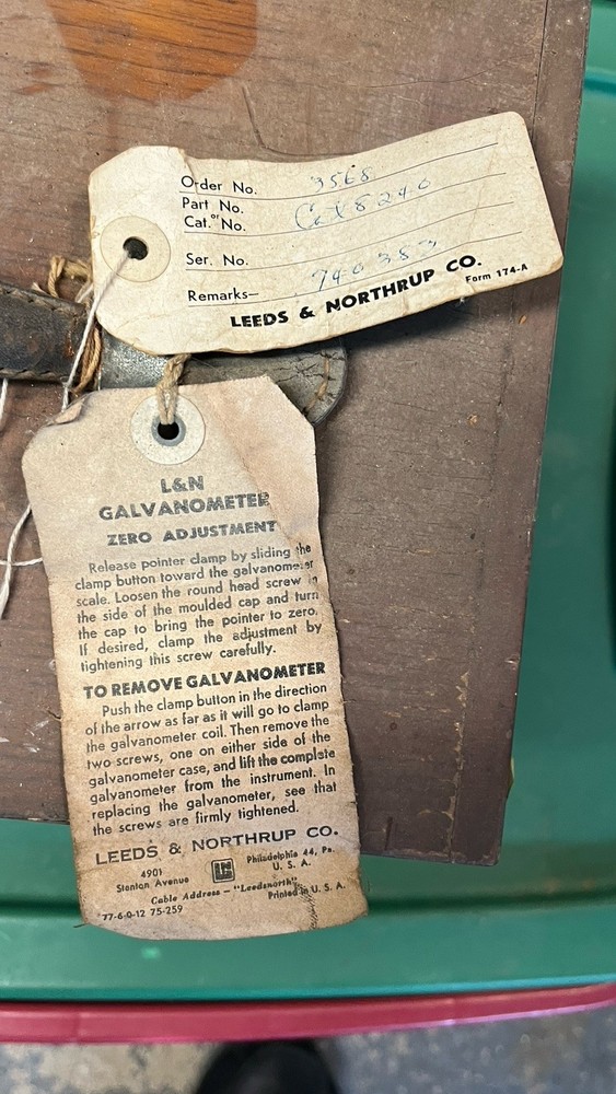 Leeds & Northrop Galvanometer