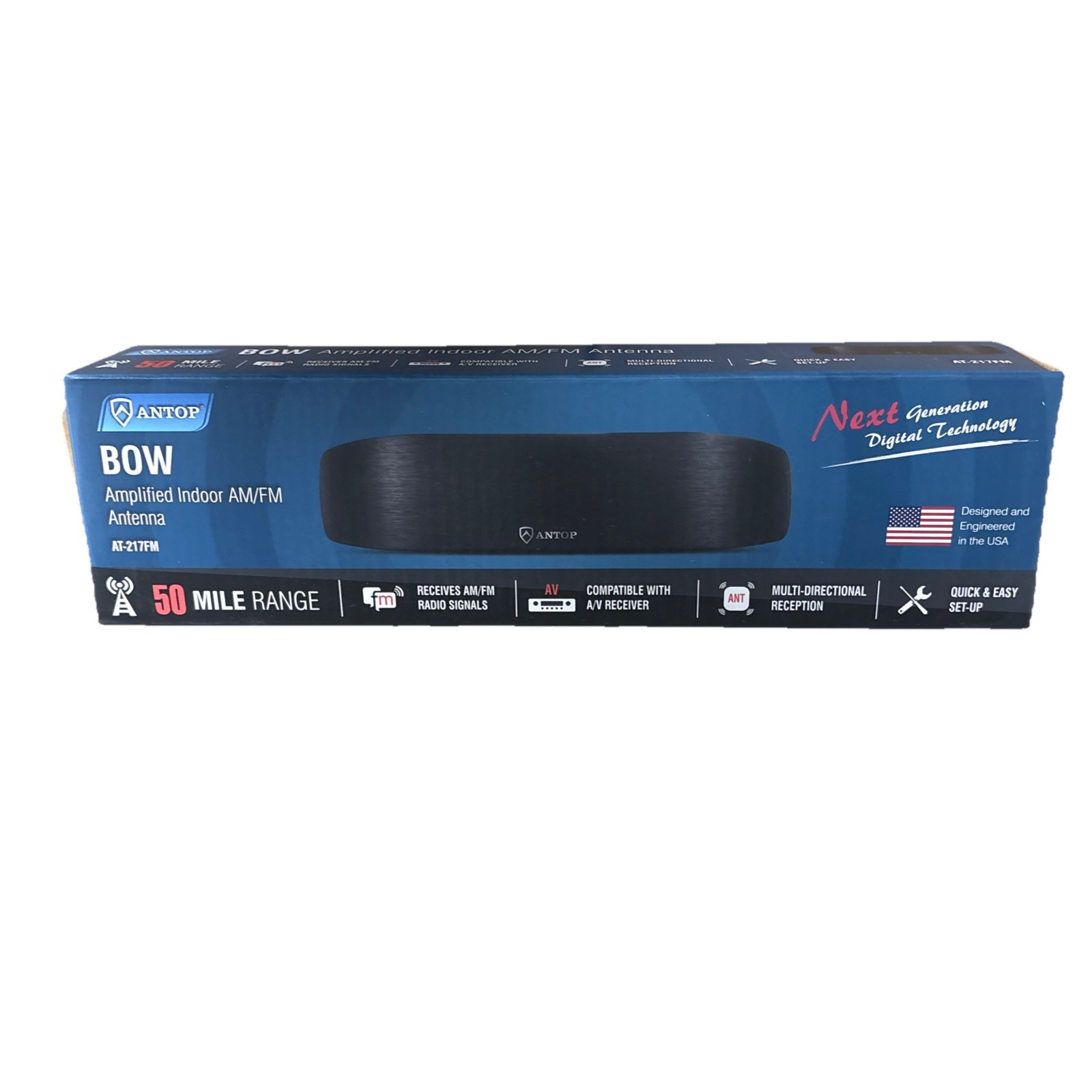 FM Antenna for Stereo Receiver Indoor - Antop AT-217FM FM Antenna - AM Antenna