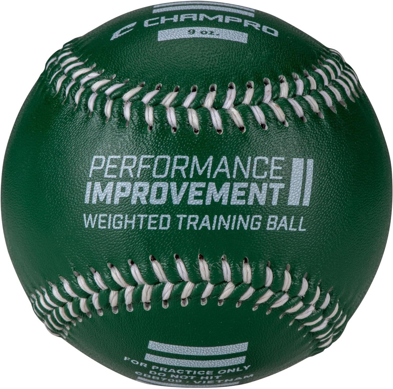 Champro Weighted Training Bsseball, 9oz. Color Forest Green
