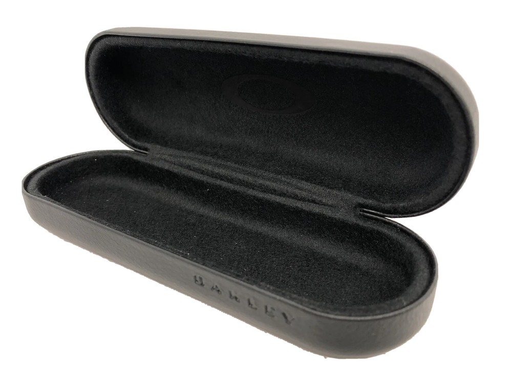 NEW OAKLEY Small Black Hard Clamshell Hinged Case