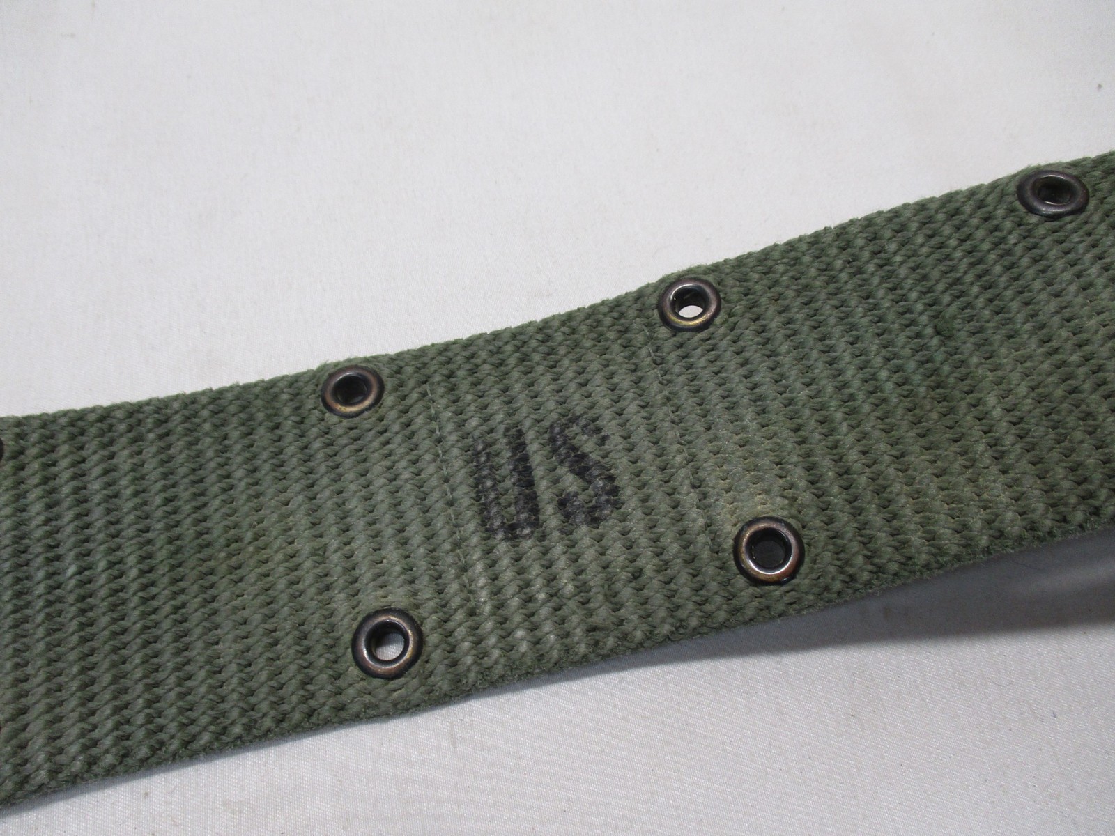 USGI WEB PISTOL BELT MEDIUM LBE LCE ALICE OD GREEN LC-2 NYLON 8465-01-322-1965