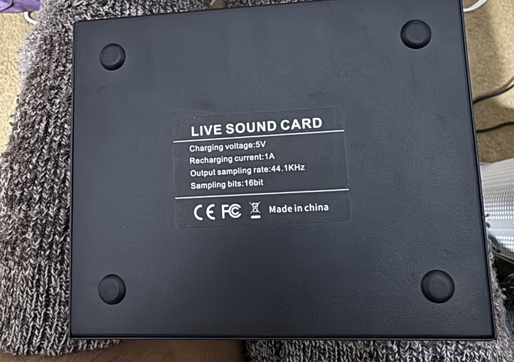 Live Sound Card and Audio Interface