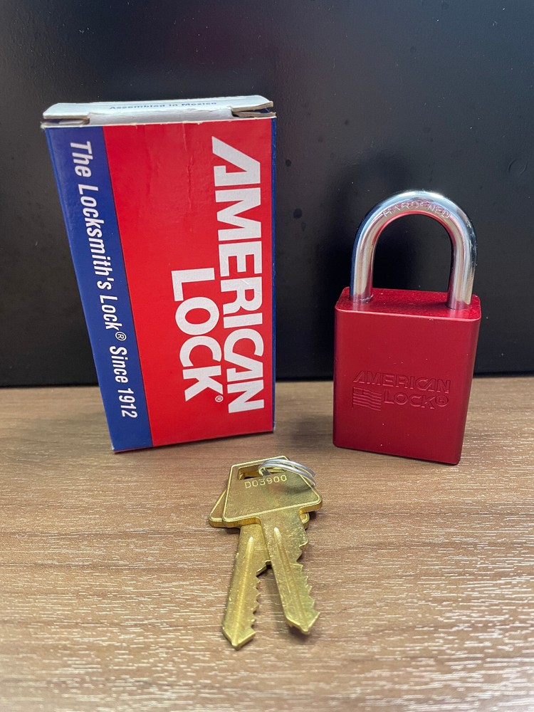 American Lock Safety Series Padlock A1105RED KD