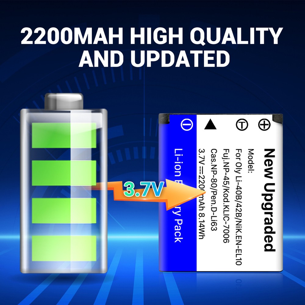 2PCS Replacement Battery NP-45 for Steelseries Nova Pro Wireless Gaming Headset