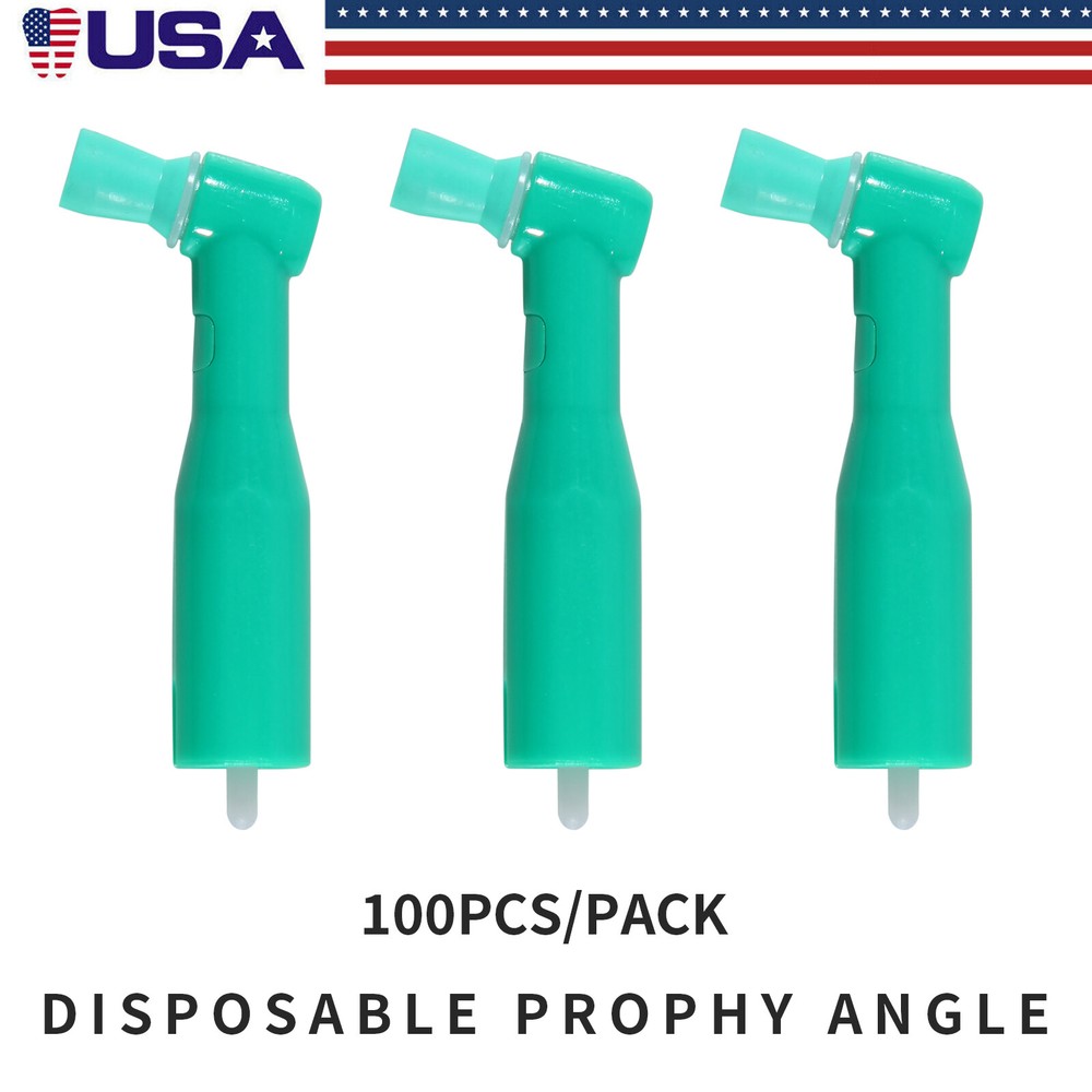 Dental Disposable Prophy Angles Regular Latex Free Contra Angle 105° - 500pcs