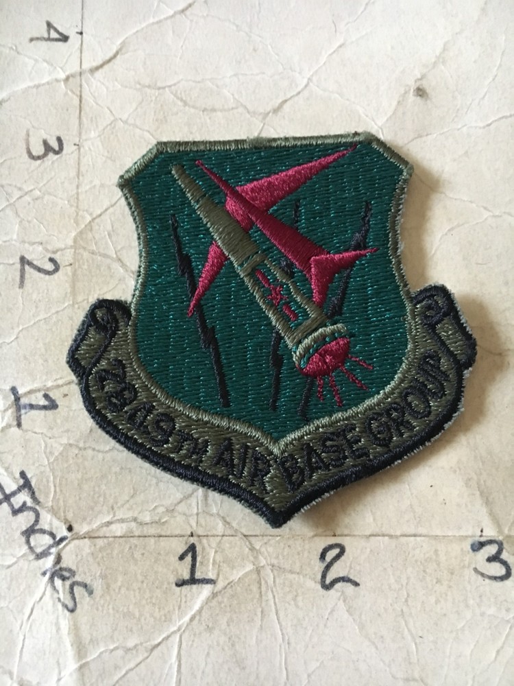 USAF 2849th Air Base Group Squadron subdued patch 7/6/25