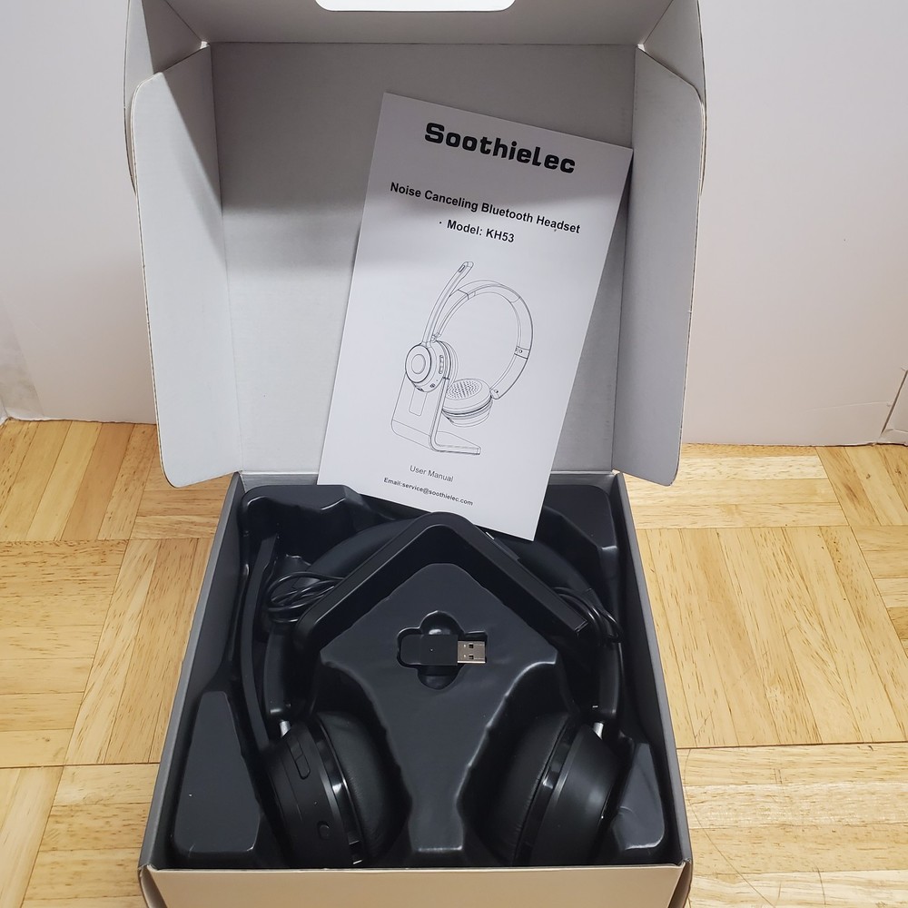 Soothielec Model: KH53 Wireless Bluetooth Headset V5.3 Noise Canceling