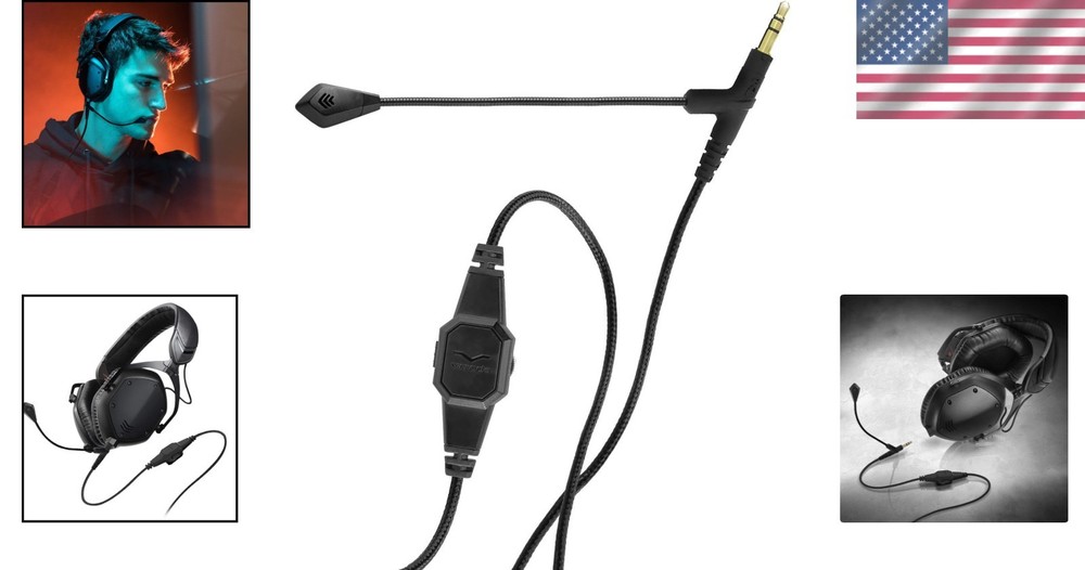 BoomPro Microphone | Gaming Audio with Flexible Boom & Volume Control