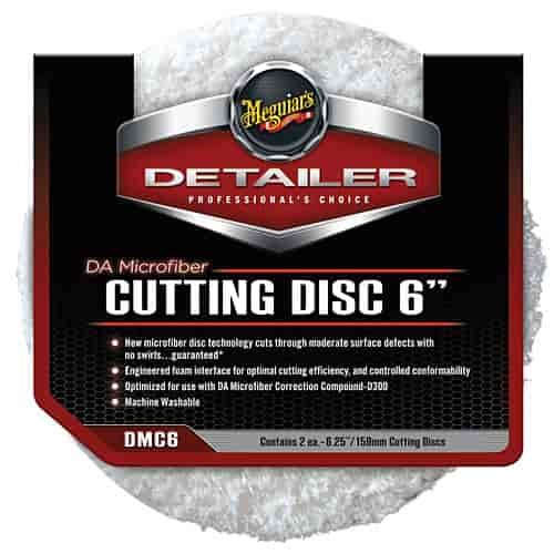 Meguiar's Dual Action Microfiber Cutting Discs 6" Dia.