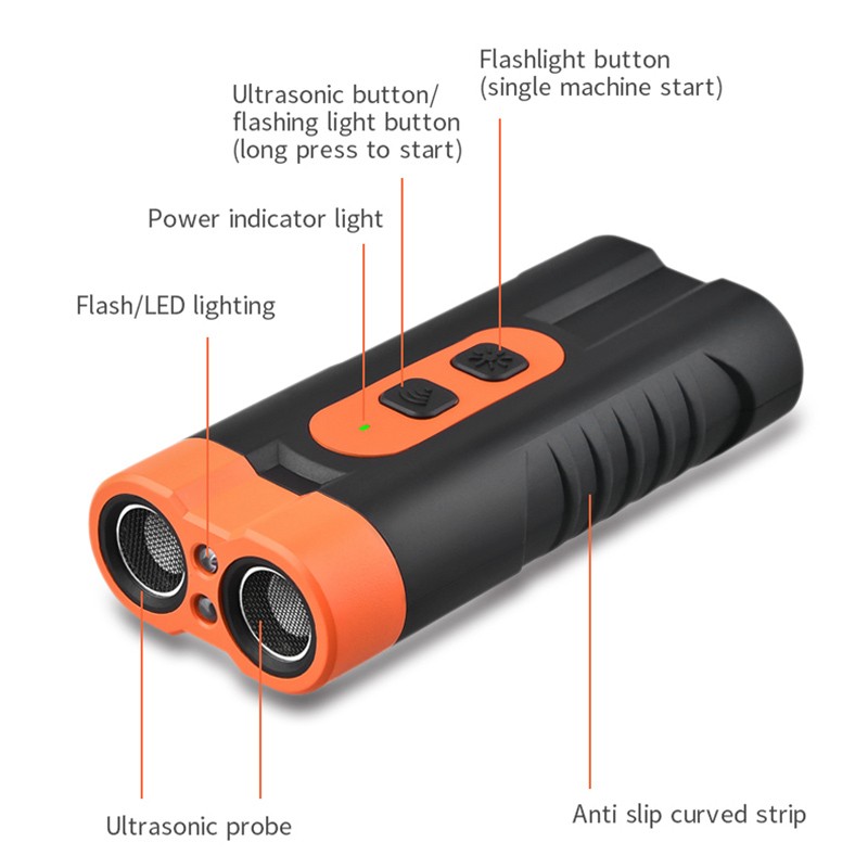 Ultrasonic Dog Repeller Stop Barking Pet Training Device Humane Obedience Tools