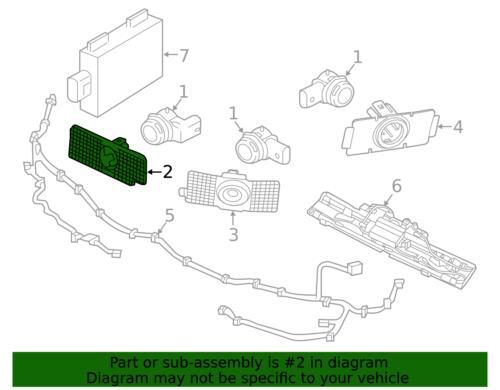 Genuine Volvo Park Sensor Bracket 31425204