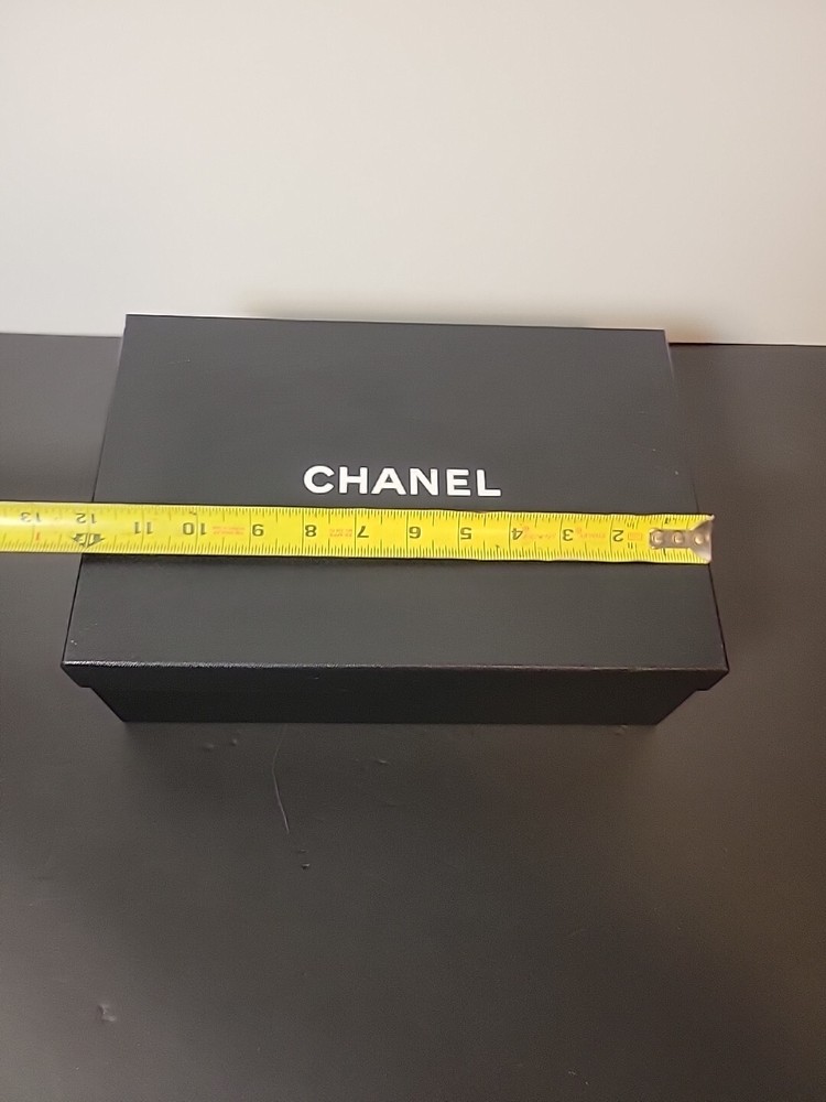 Authentic Chanel Empty Storage Box 11” x 8” x 4” For Chanel Mules