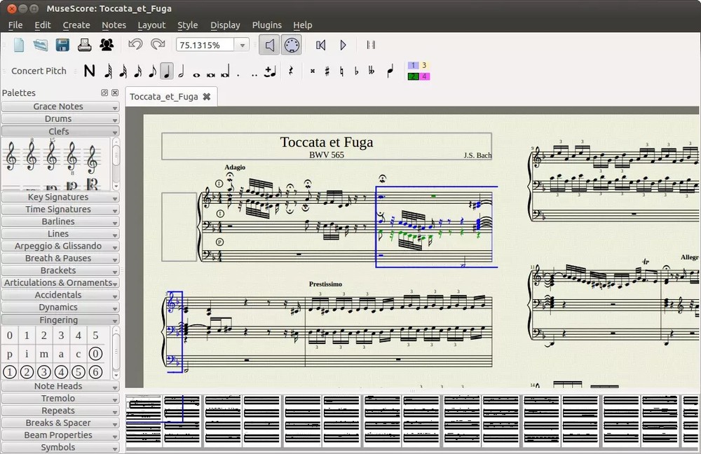 Music Score Writing Notation Composition Windows Mac PC Computer Software