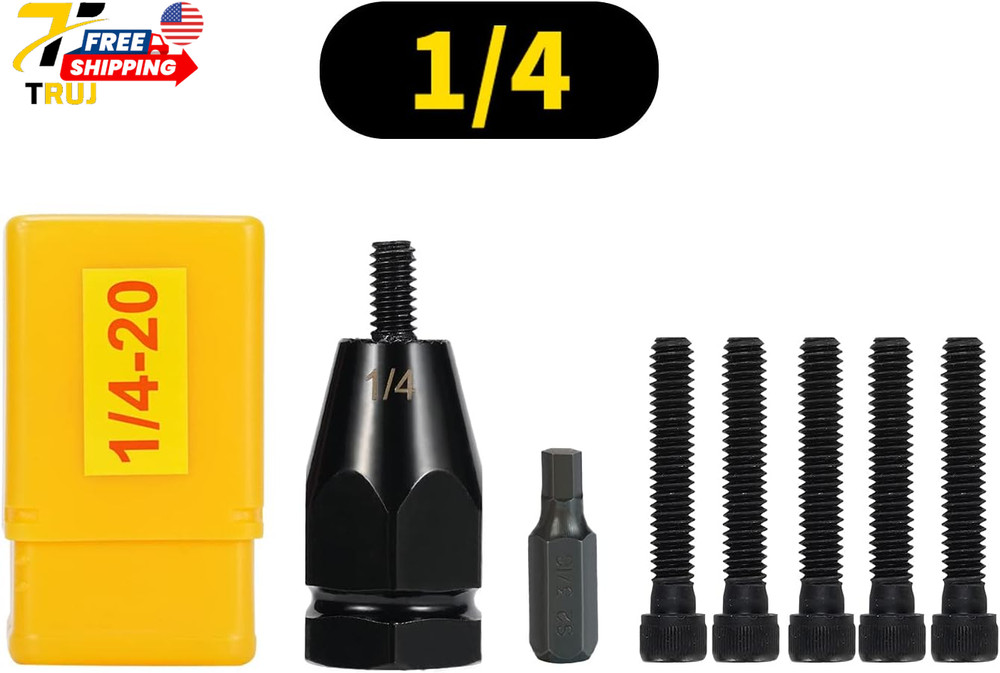 HIFESON Pneumatic Self-Locking Rivet Nut Gun Head(Replacement Mandrel Each 5pcs