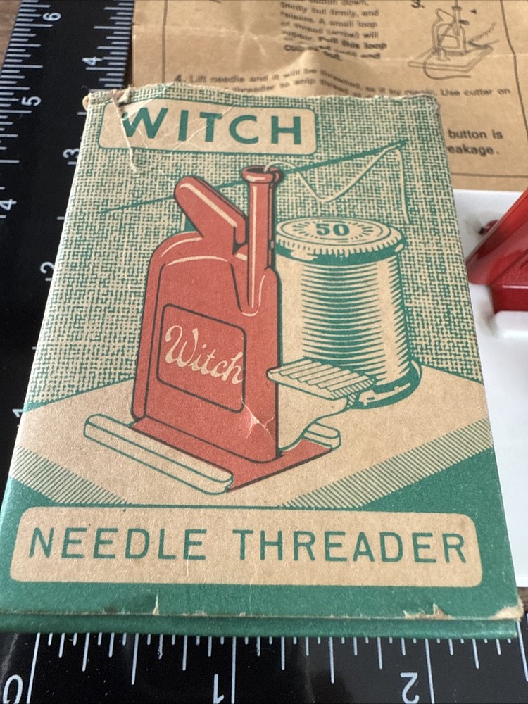Vintage Witch Automatic Needle Threader w/ lnstructions Germany