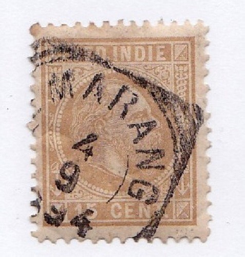 Neth Indies stamp #11, used, nice cancellation