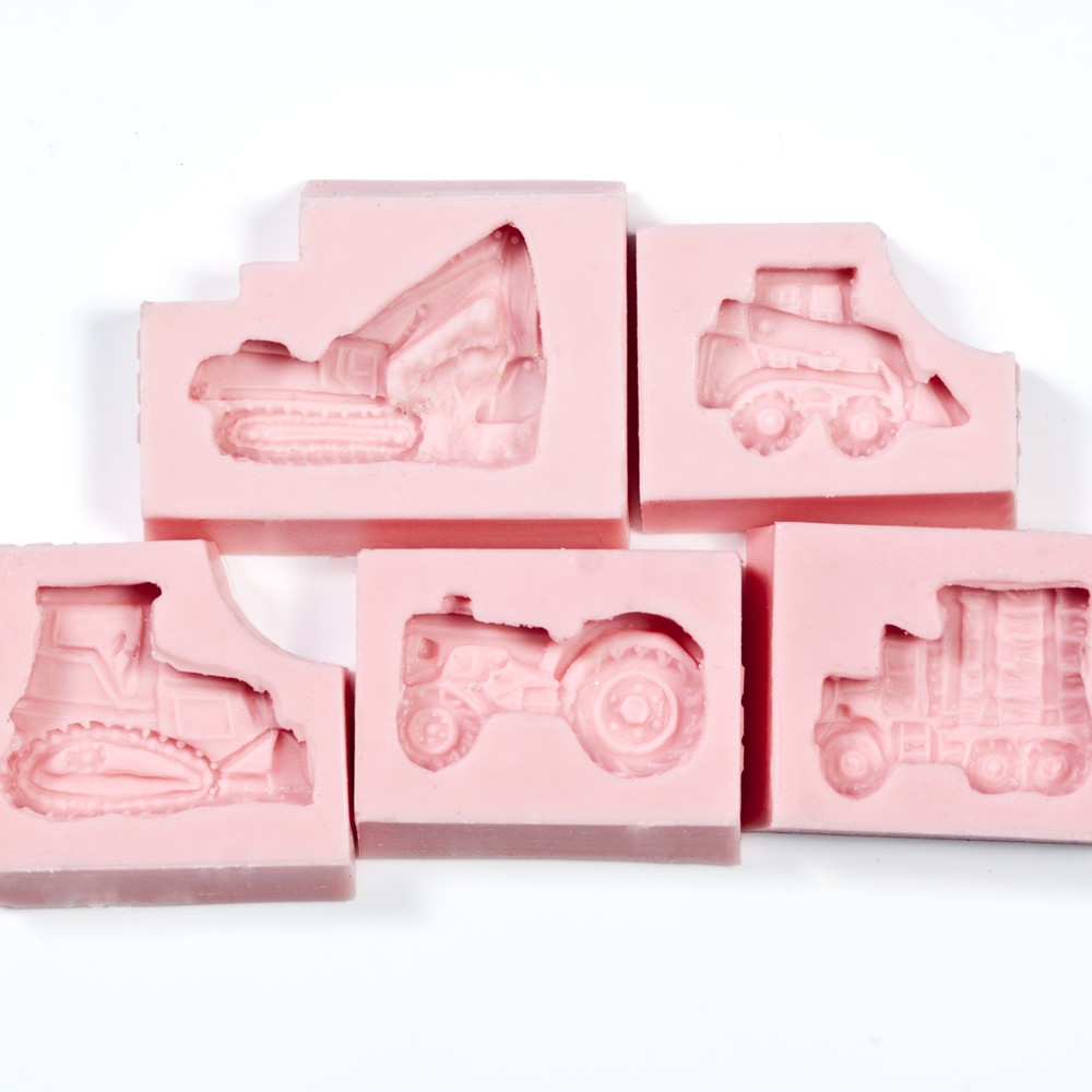 Equipment Construction Silicone Mold Set Candy Gum Paste Polymer Clay Resin 233
