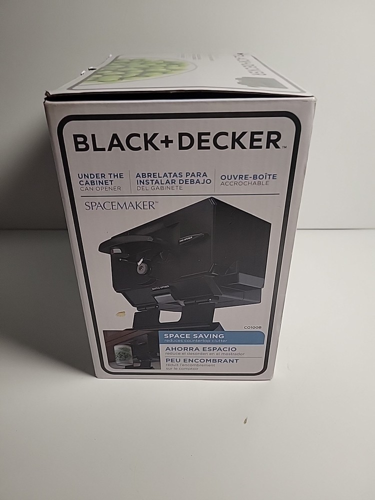 Black & Decker Spacemaker CO100B Can Opener - Black