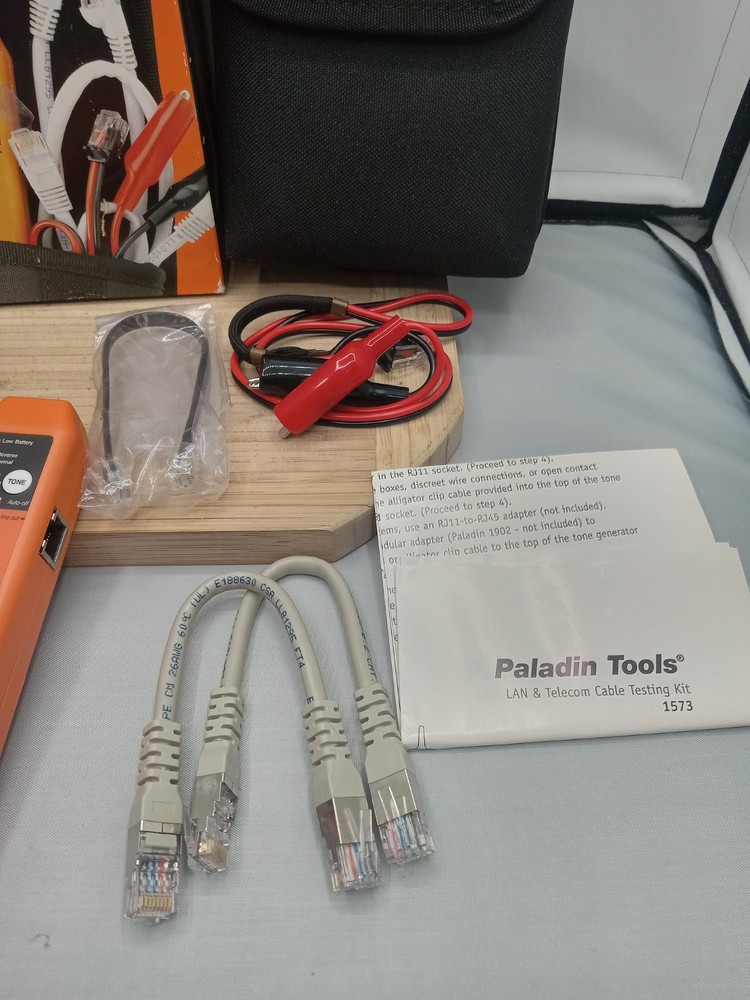 Paladin Tools 1573 Tone & Probe Plus Cable Check - LAN & Telecom Cable Test Kit