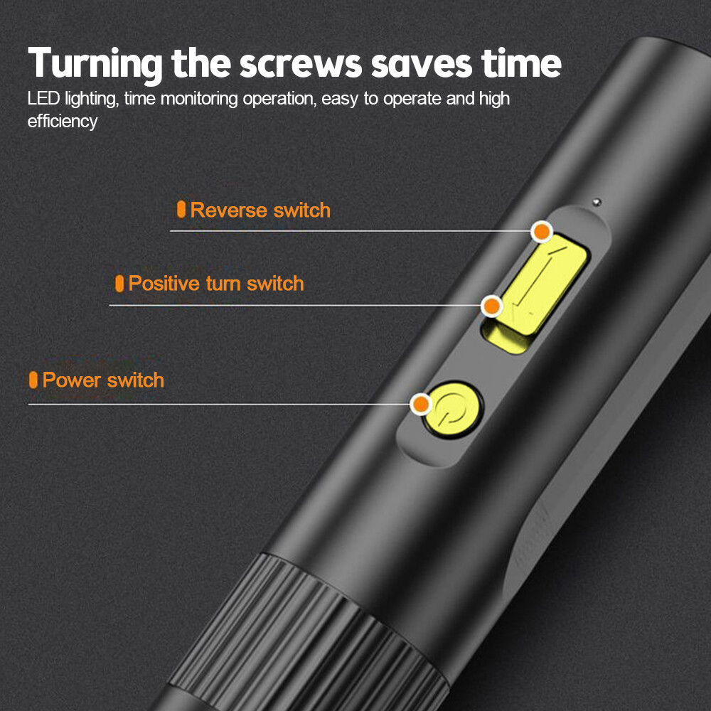 Mini Rechargeable Cordless Electric Screwdriver Drill USB Charging Power Tool