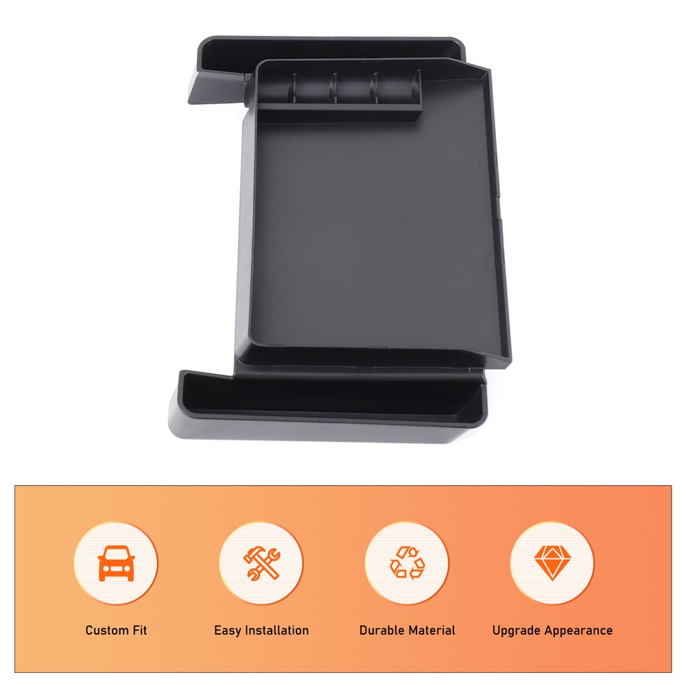 ABS Black Gear Shift Console Front Side Storage Box Tray For Ford Maverick 2022+