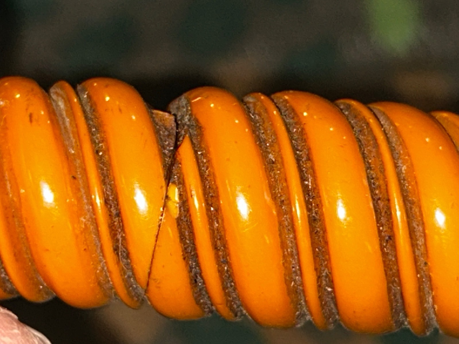 Nice Original German WW2 Orange Heer Army Dagger Grip