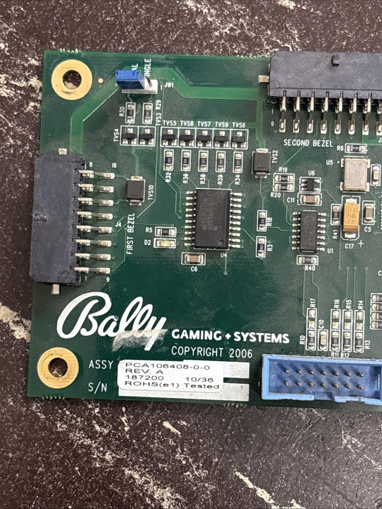 Bally PCBA USB Bezel gadget, UPSD ROHS PCA (106408-0)