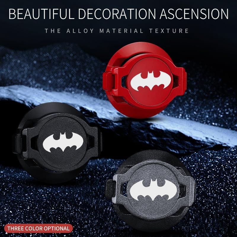 Push Start Button Cover,Car Engine Push to Start Accessories,Car Black-Bat